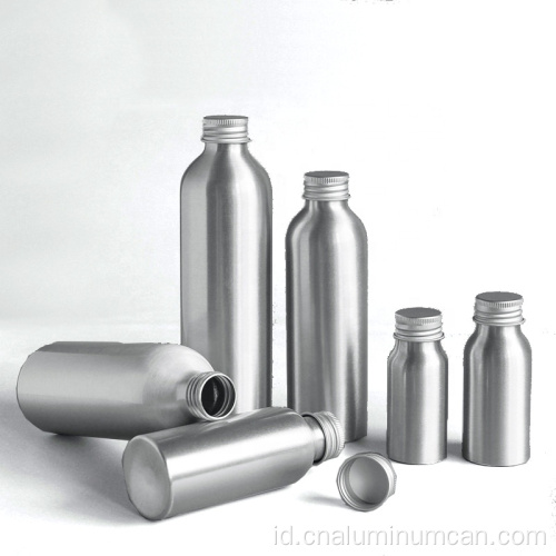 Botol aluminium 30ml dengan tutup aluminium